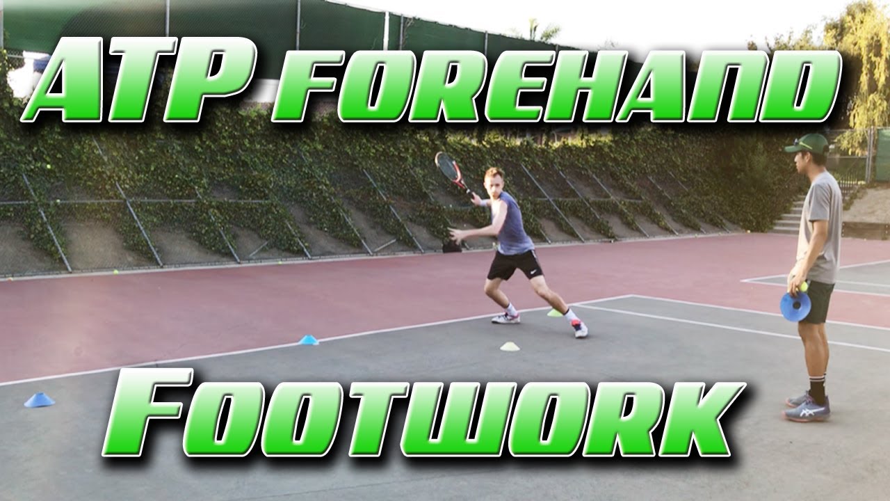 ATP or WTA forehand - hip turn and footwork