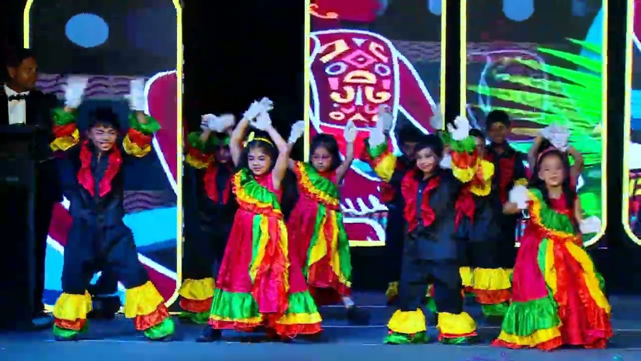 MEGA International School -  Samba dance by students of UKG