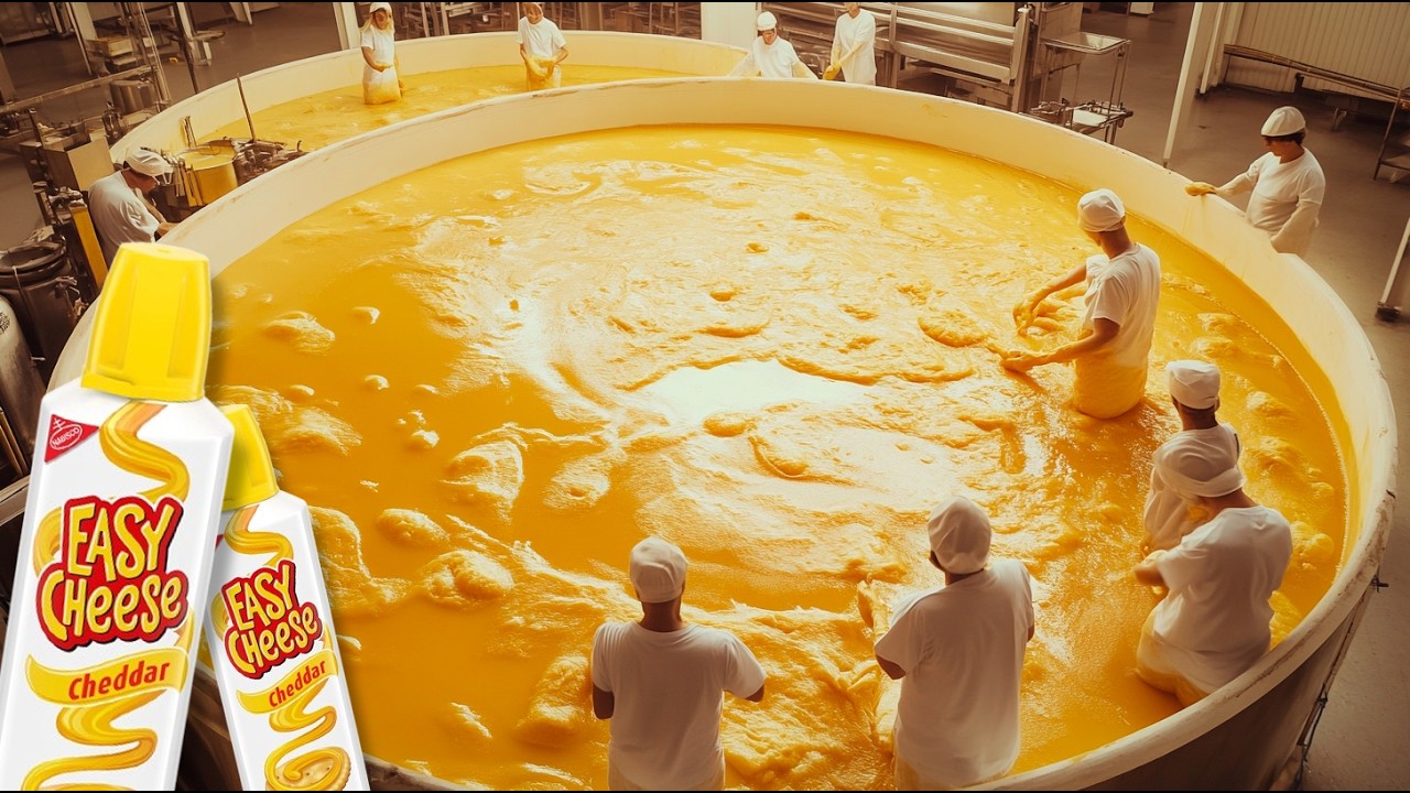 How is Kraft Easy Cheese Made | Inside The Factory