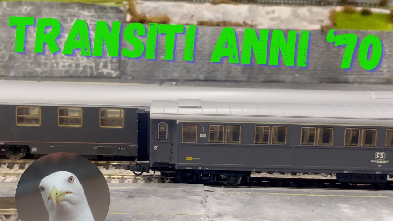 Transiti rilassanti anni '70 sul plastico ferroviario Trick Track Model