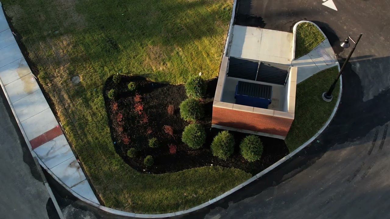 Commercial Landscape Install at Stock Yards | Upscale Lawncare - Cincinnati, Ohio