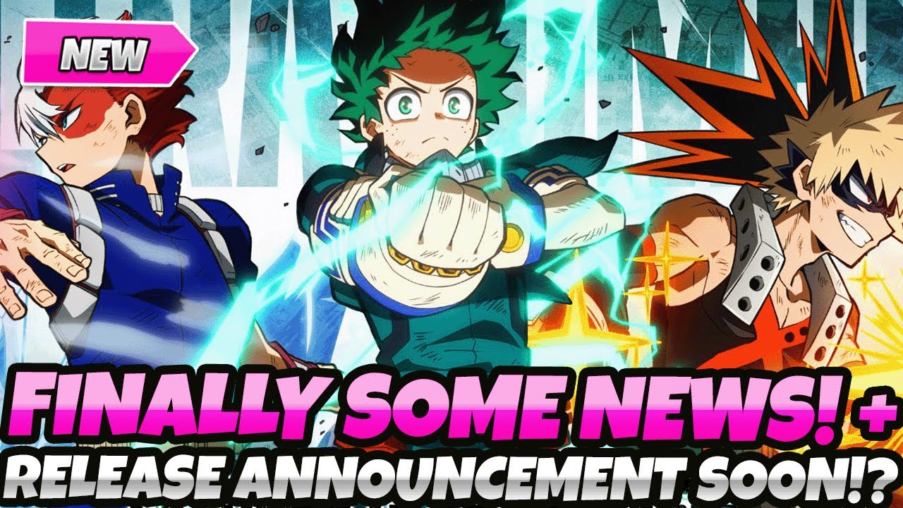 *FINALLY SOME BIG MHA NEWS & ANNOUNCEMENTS!!* + RELEASE DATE SOON!? (My Hero Academia Ultra Rumble)