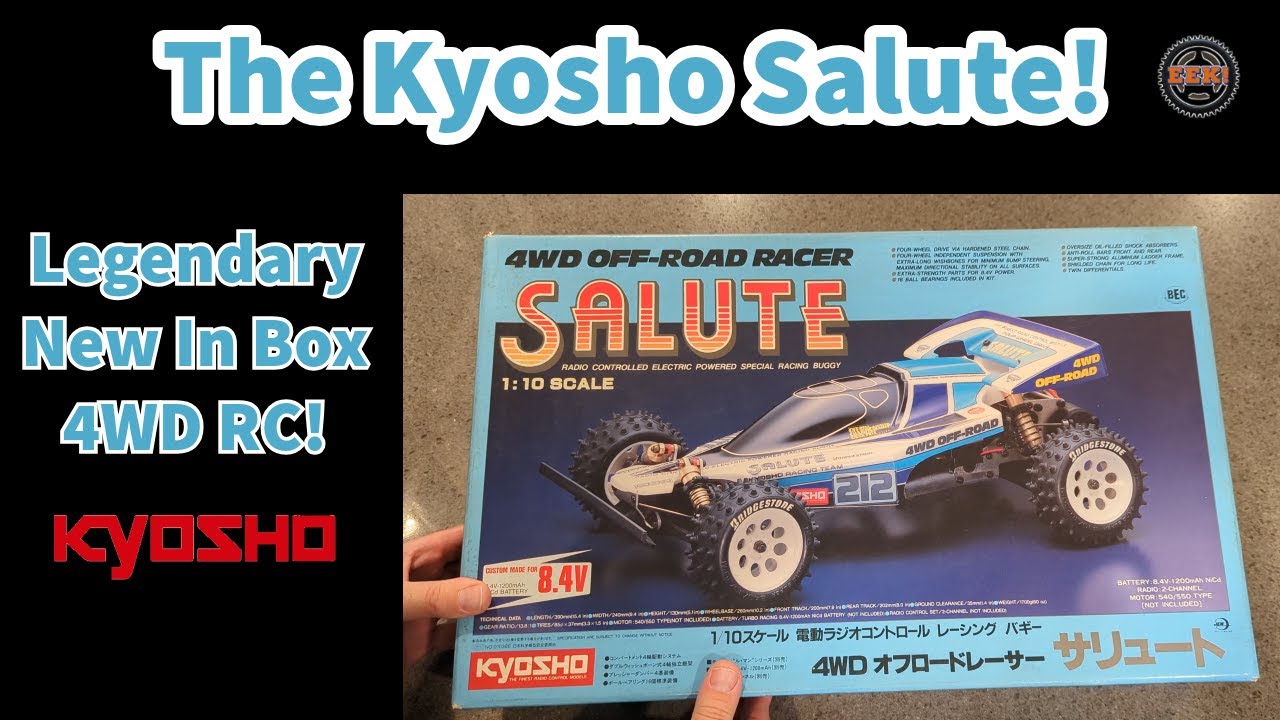 Unboxing a Vintage Kyosho Salute - Kit# 3034 - From 1986 (not 96, like I said in the video, sorry!)