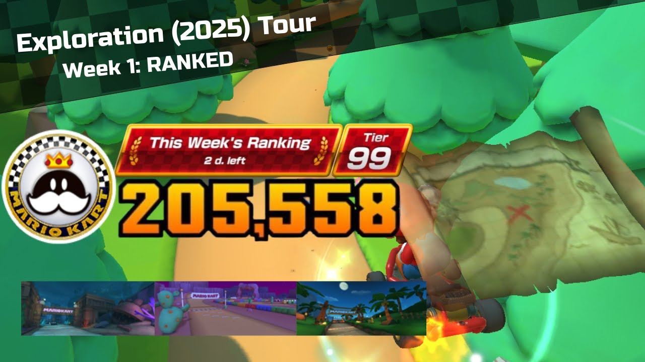 Mario Kart Tour | Exploration (2025) Tour: Week 1 Ranked Cup