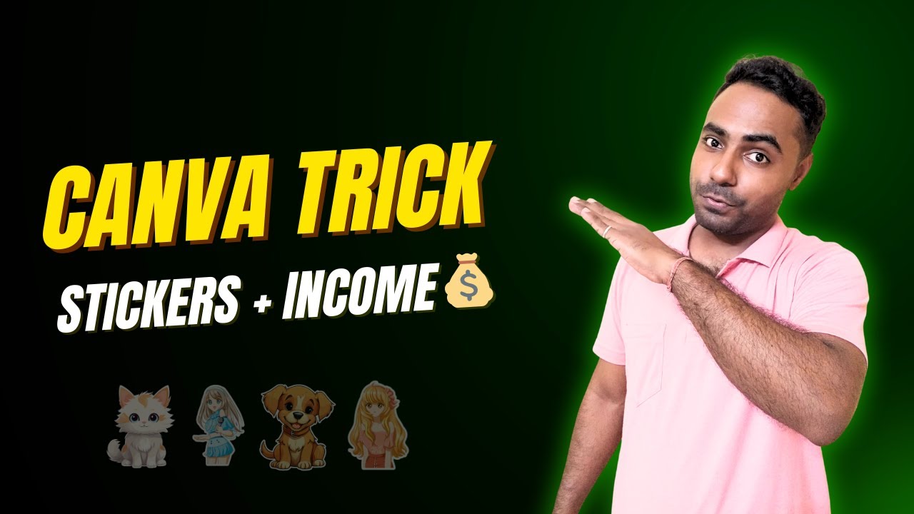 How to Make WhatsApp Stickers in Canva | Create & Sell Stickers Online to Earn Money