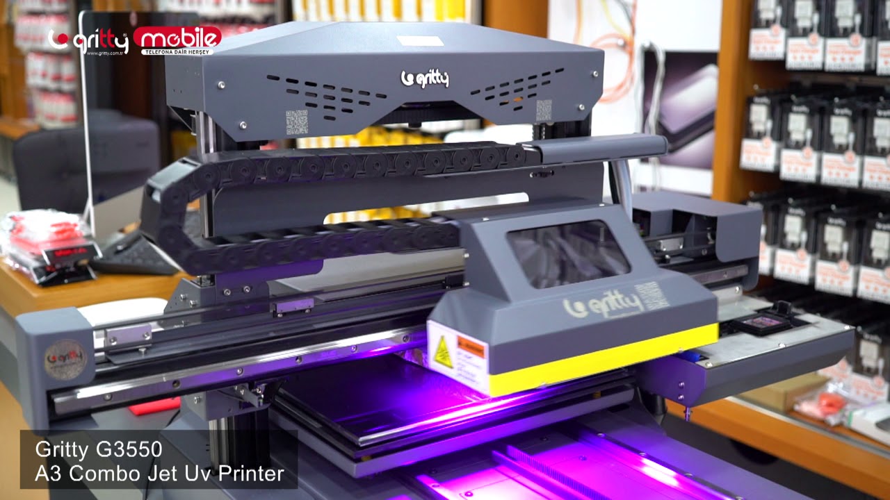Gritty G3550 Combo Jet Uv Printer Digital Baskı Makinesi.