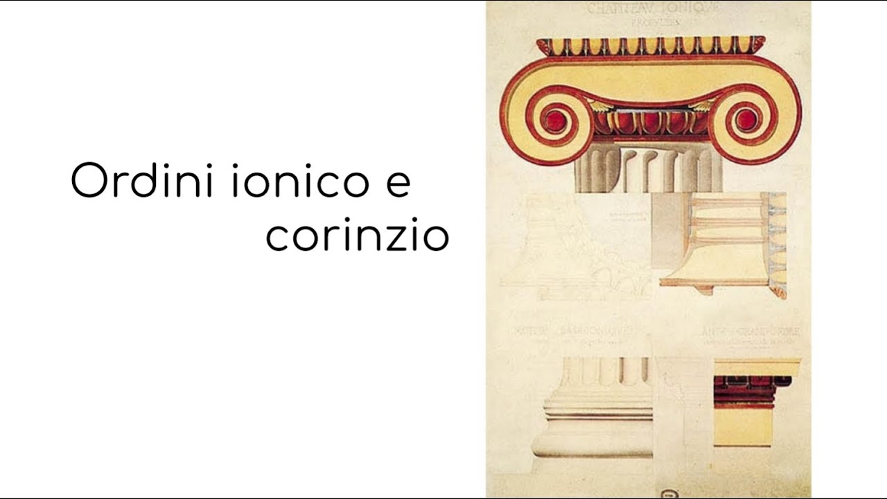 Arte greca 4: ordine ionico e corinzio
