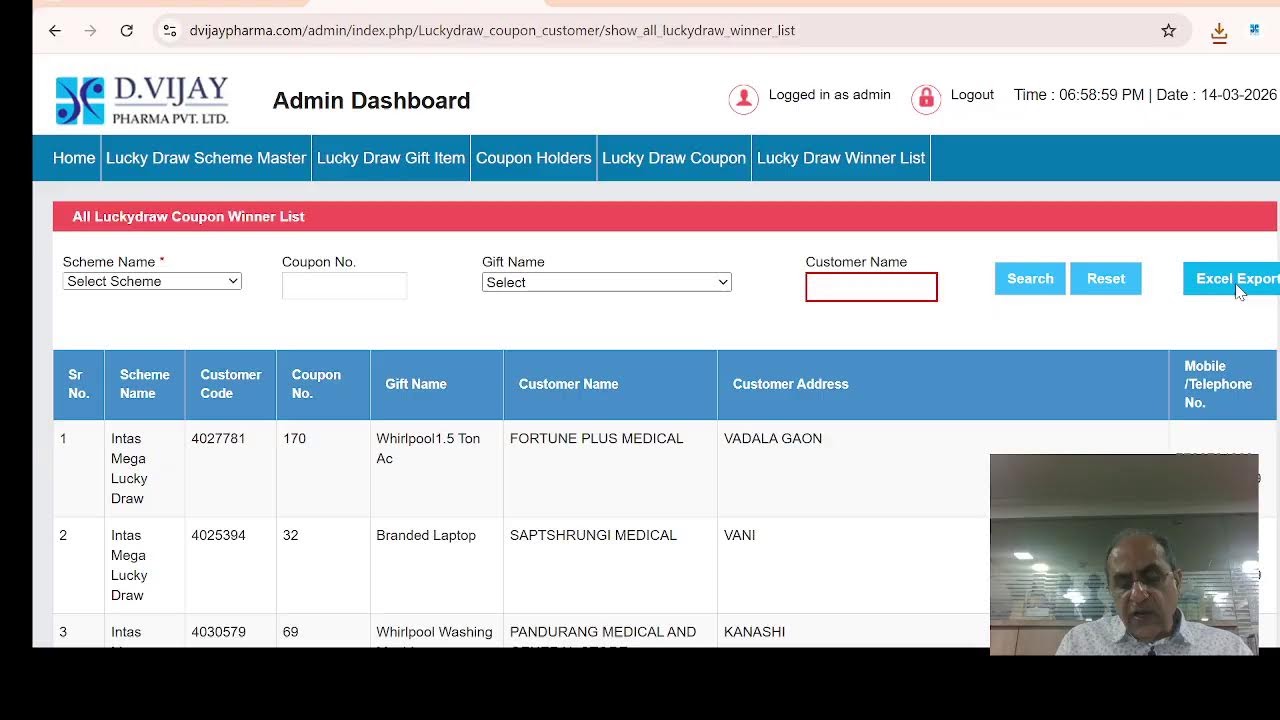 D. Vijay Pharma Pvt. Ltd. Live Stream