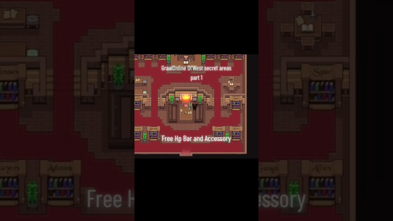 GraalOnline Ol'West Secret places part 1 - Free HP bar and accessory #graalolwest #graalonline