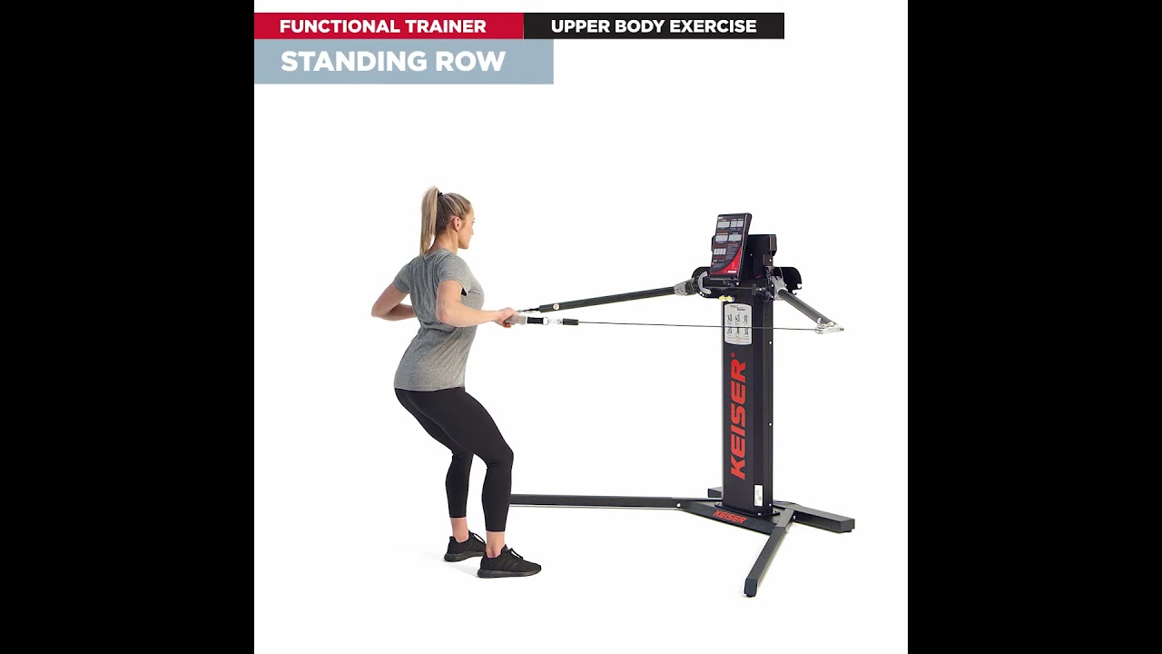 Keiser Exersises - Functional Trainer - Standing Row