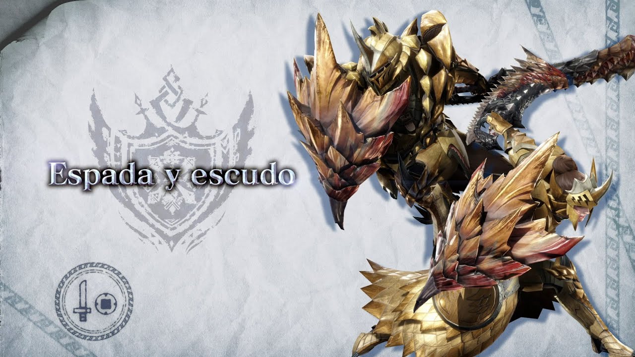 Monster Hunter Rise: Sunbreak - Espada y Escudo