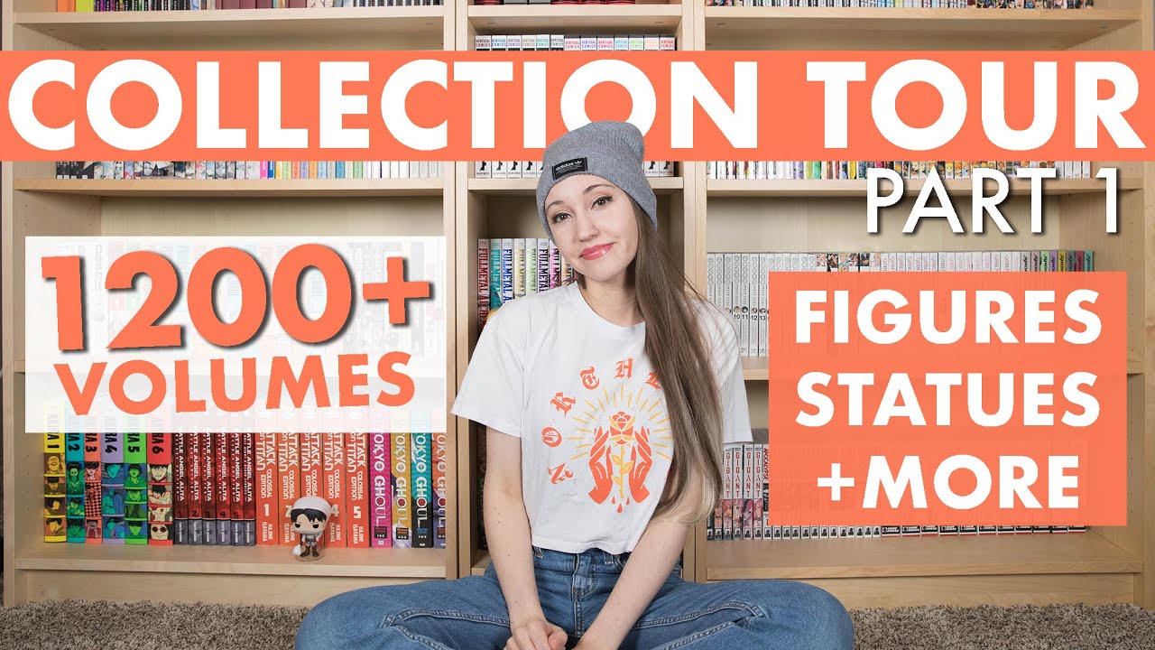 My 1200+ Volume Manga Collection Tour! + Statue & Anime Figure Collection