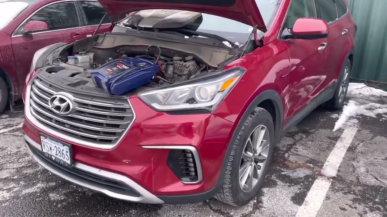 2017 Hyundai Santa Fe no crank lo start
