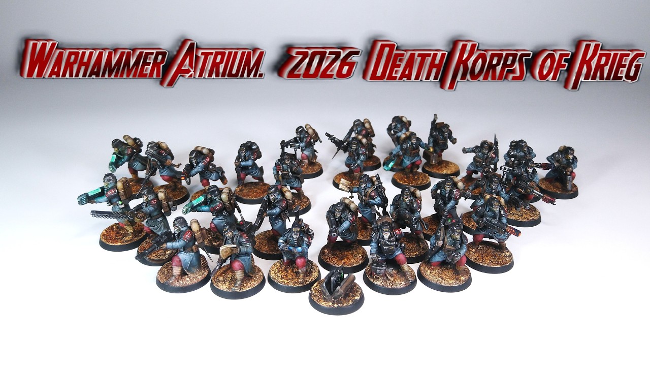 Warhammer 40k. Death Korps of Krieg. Death Korps of Krieg troopers.  Kill Team: Veteran Guardsmen