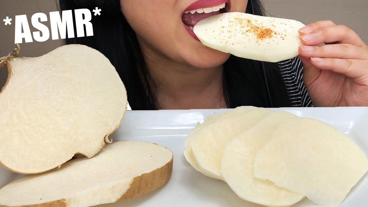 ** ASMR JICAMA ** Eating Sounds | EXTREME CRUNCH | No Talking | ASMR Phan