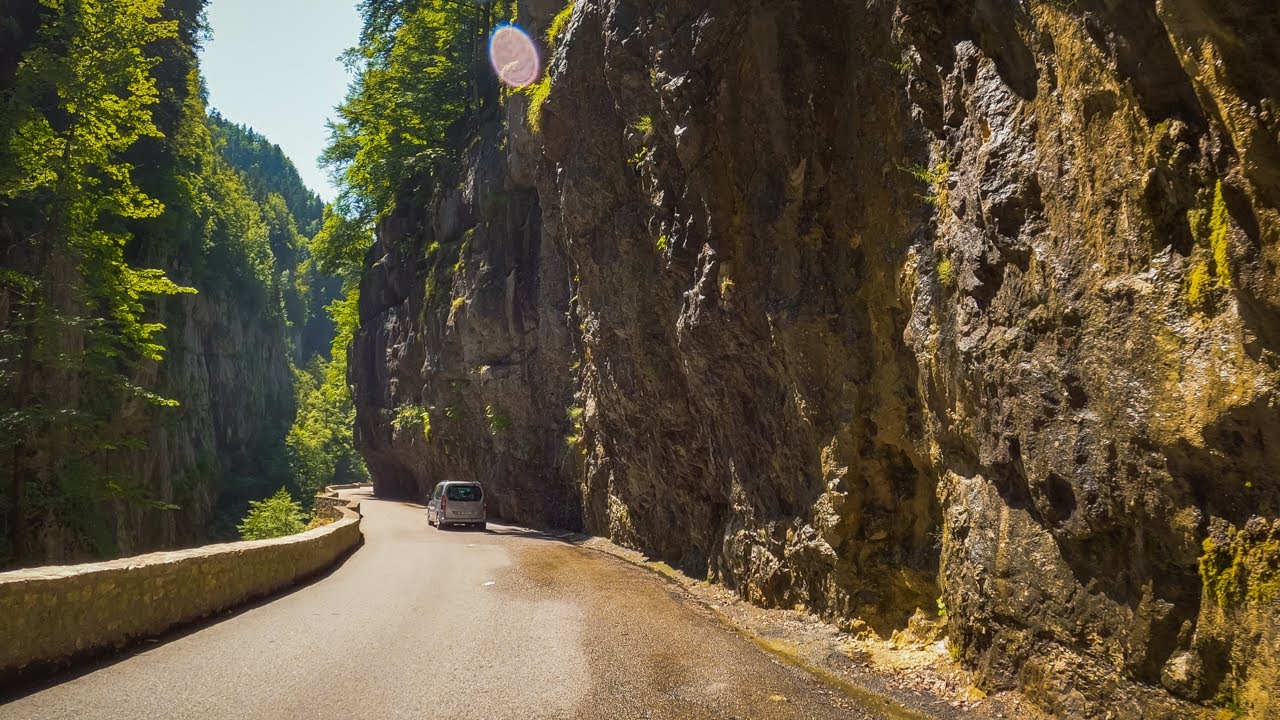 Driving the Gorges de la Bourne, France