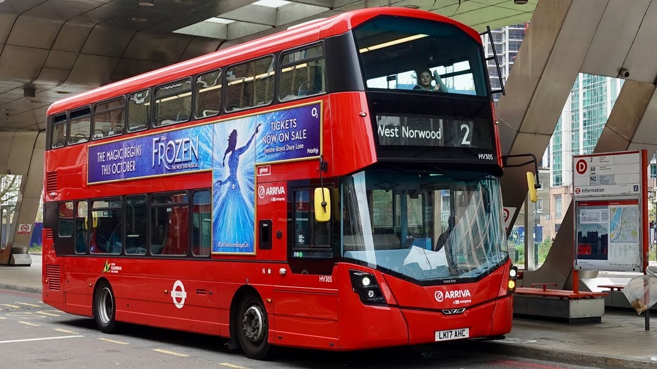 London Bus Route 2 - West Norwood to Marylebone Station - Subtitles
