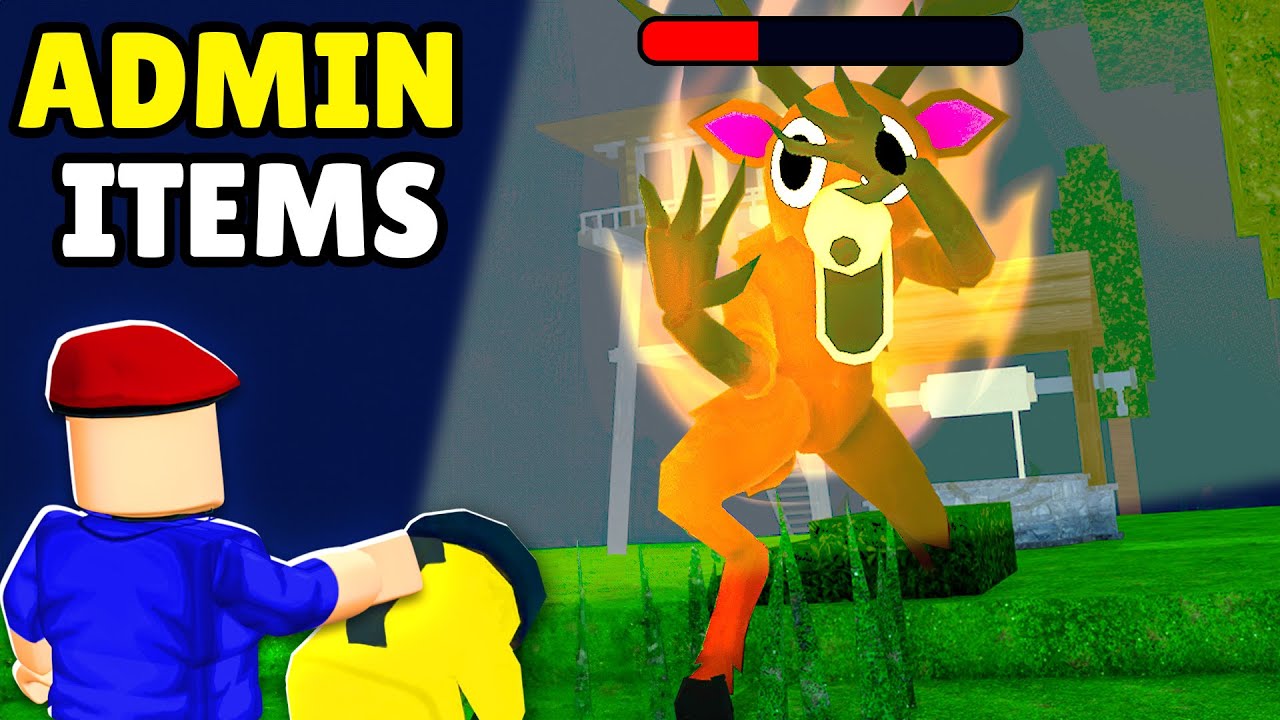 Ik Heb ADMIN ITEMS... in 99 Nachten In Het Bos (Roblox)