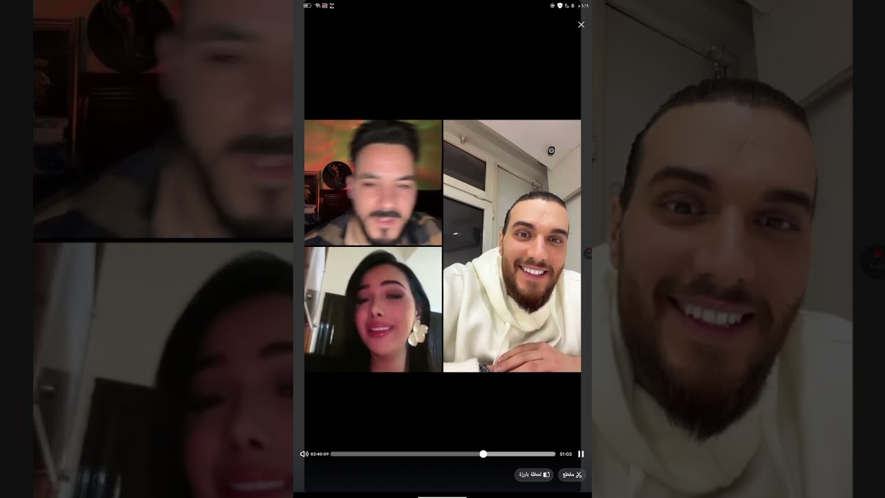 لايف فارس مع زكية و ايوب تعاركو 😂😂 أخيرا فارس صعد مع اماني بعد مدة🌸🩷بارت 2