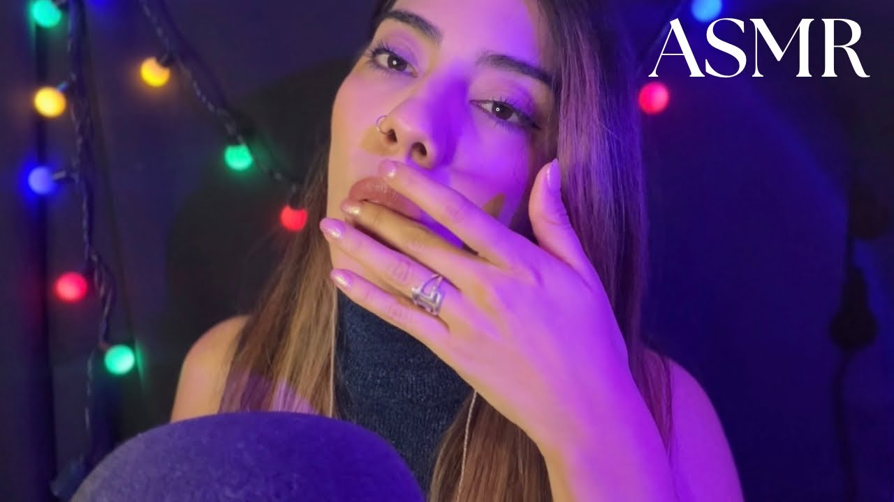 ASMR ☆ spit painting 🎨 y muchos mouth sounds 💗💗