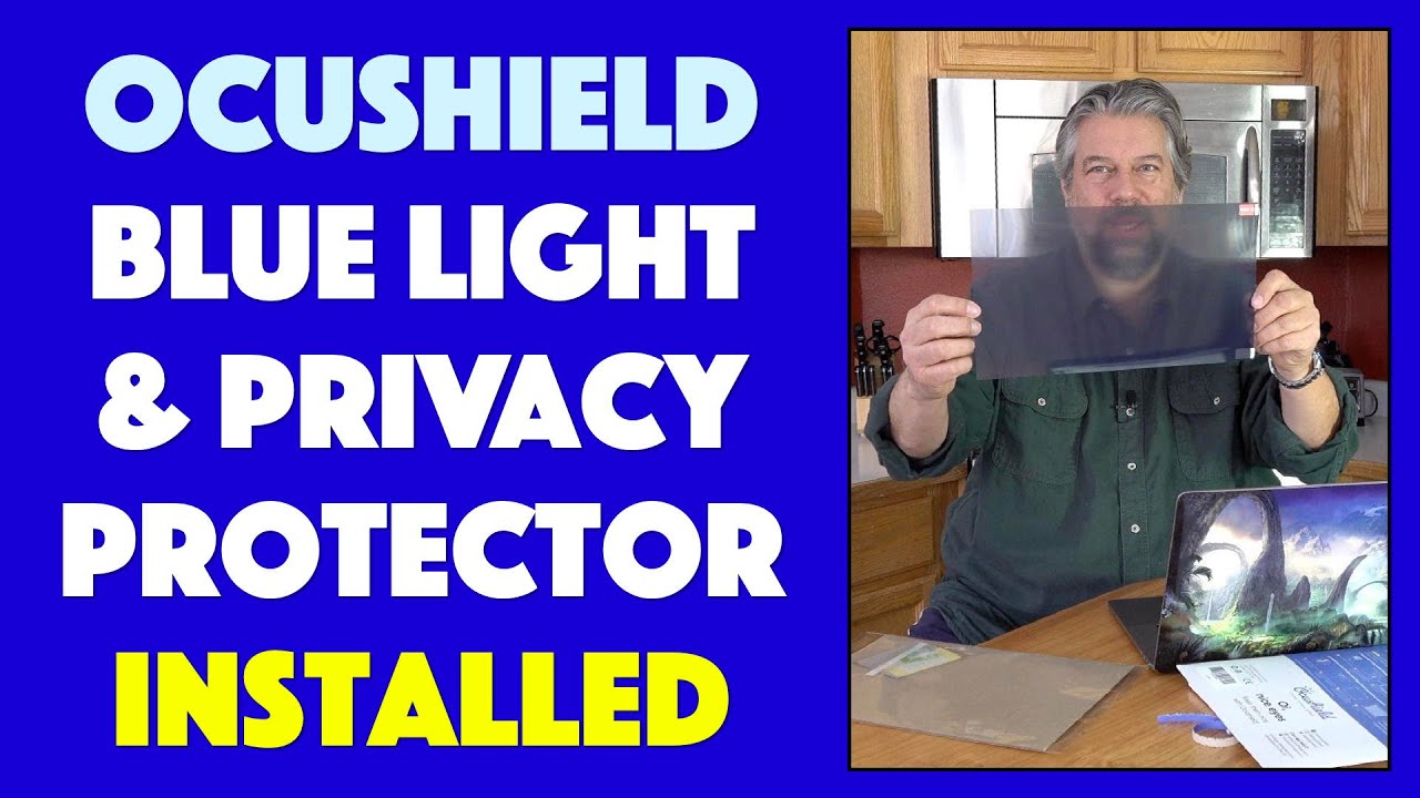 Ocushield Blue Light + Privacy Screen Protector -- MacBook INSTALL & REVIEW