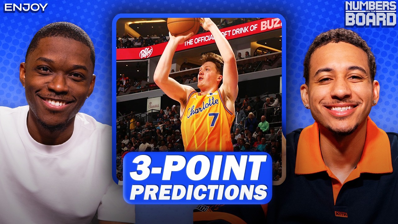 NBA 3-point contest predictions: Kon Knueppel, Tyrese Maxey | Numbers on the Board | NBA on NBC