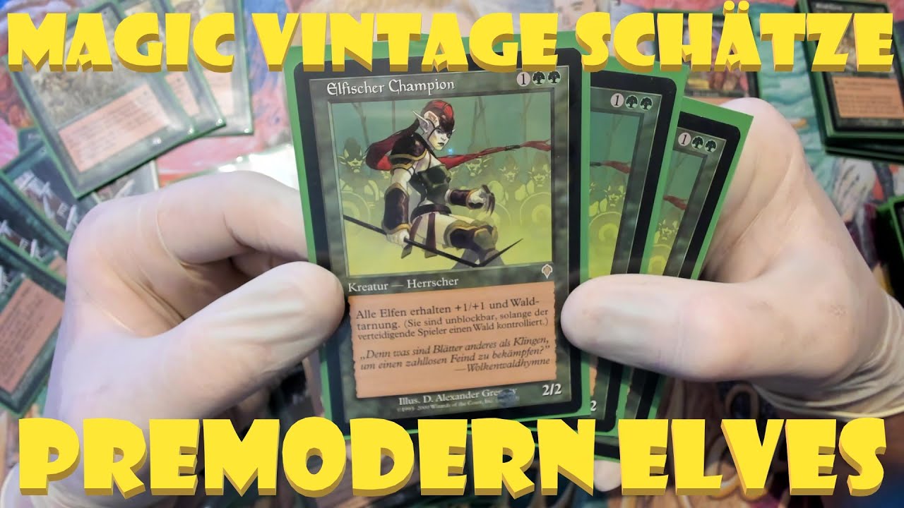 Magic Vintage Sch&auml;tze 235: PREMODERN ELVES TRIBAL DECK (1995-2003) Magic the Gathering