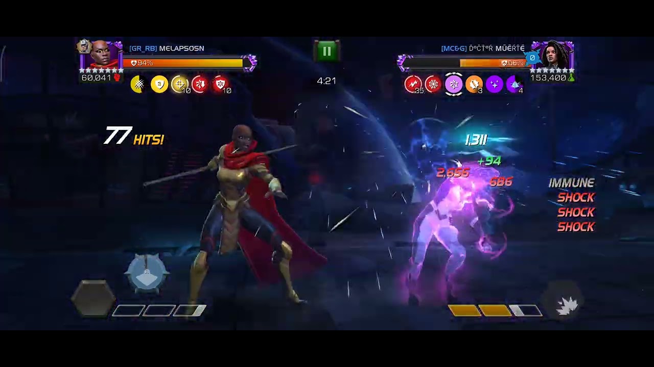 MCOC AW Node 46 - Okoye vs Photon 