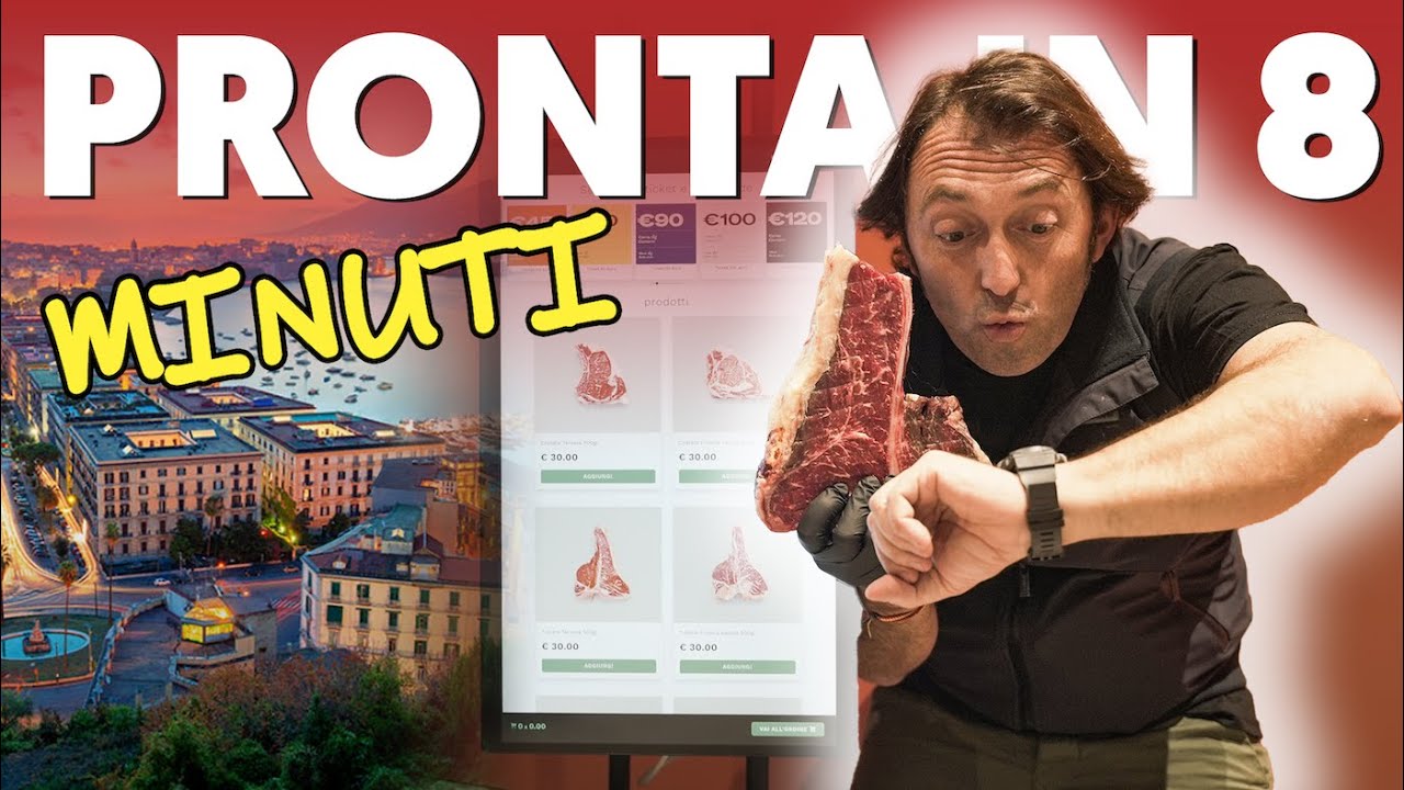 Questo ristorante di Napoli ti prepara la bistecca in 8 minuti 😱