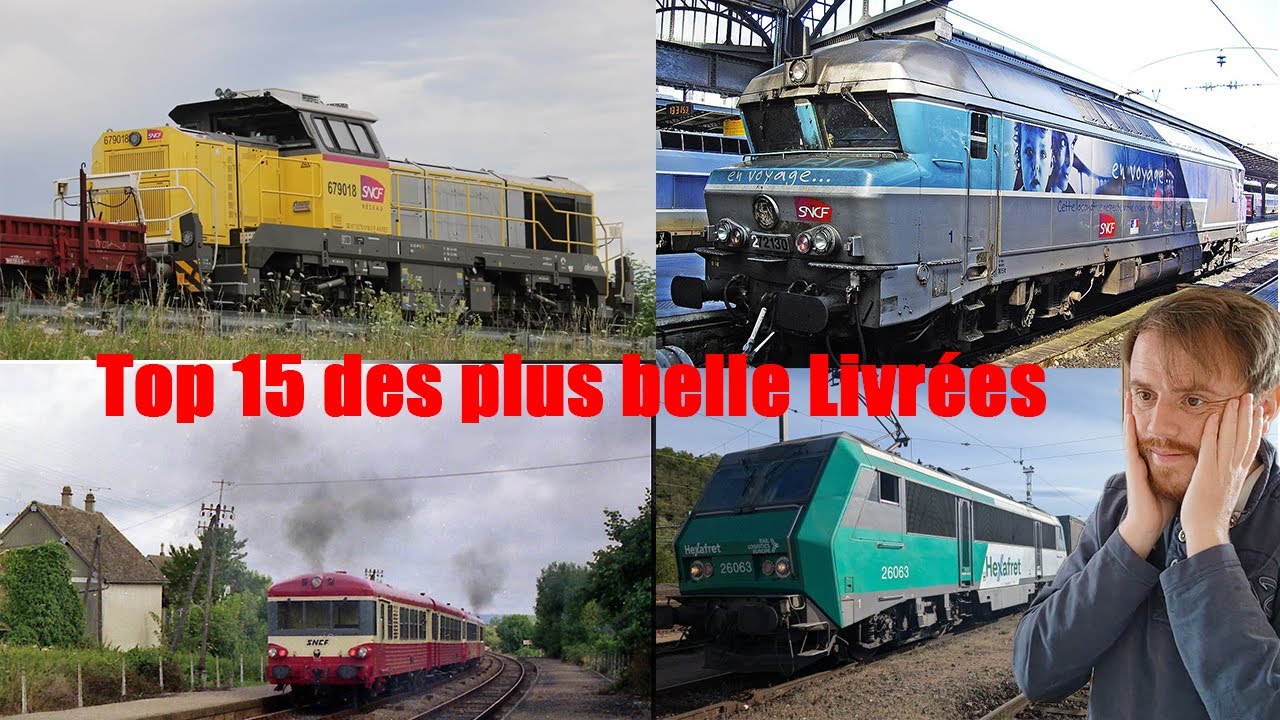 Top 15 des plus belle livrées ferroviaire Française