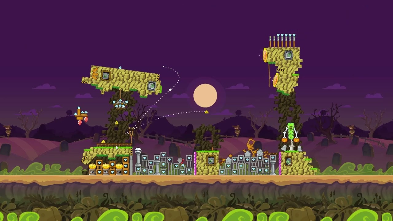 Турнир 6-го уровня Angry Birds Friends 1638, прохождение, две звезды, без бонусов, 29 октября 202...