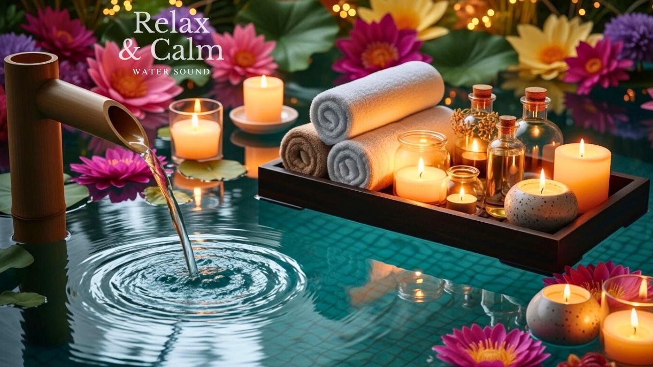 Beautiful Relaxing Music, Soothing Water Sounds 🌿 Eliminate Stress, Sleeping Music & Reduce Anxiety