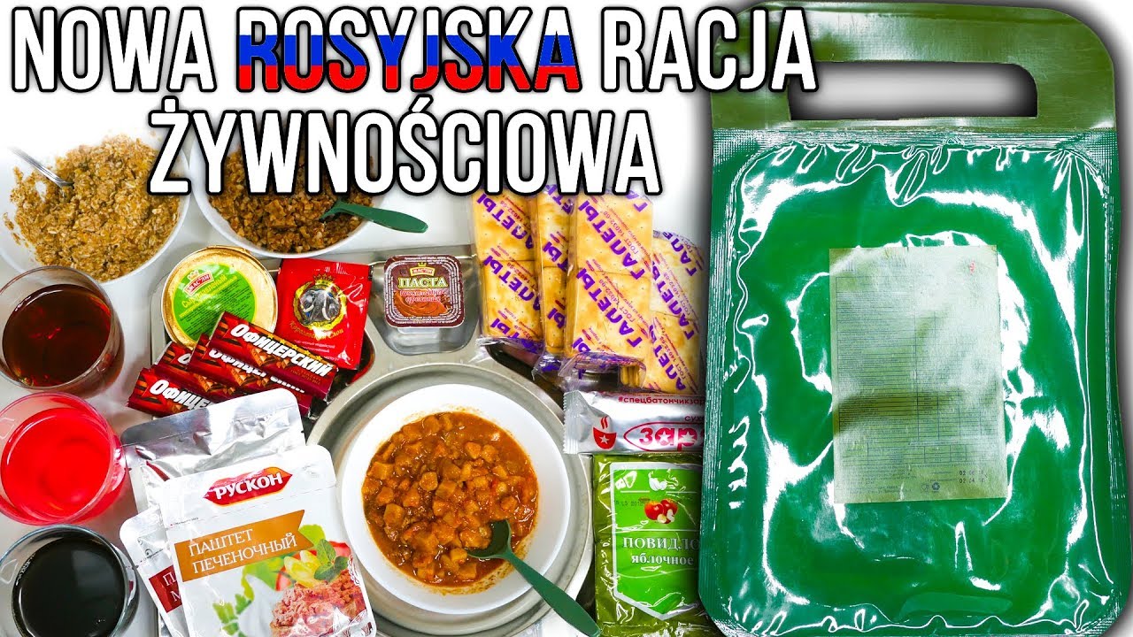 NOWA ROSYJSKA RACJA ŻYWNOŚCIOWA | Test, recenzja, unboxing #60