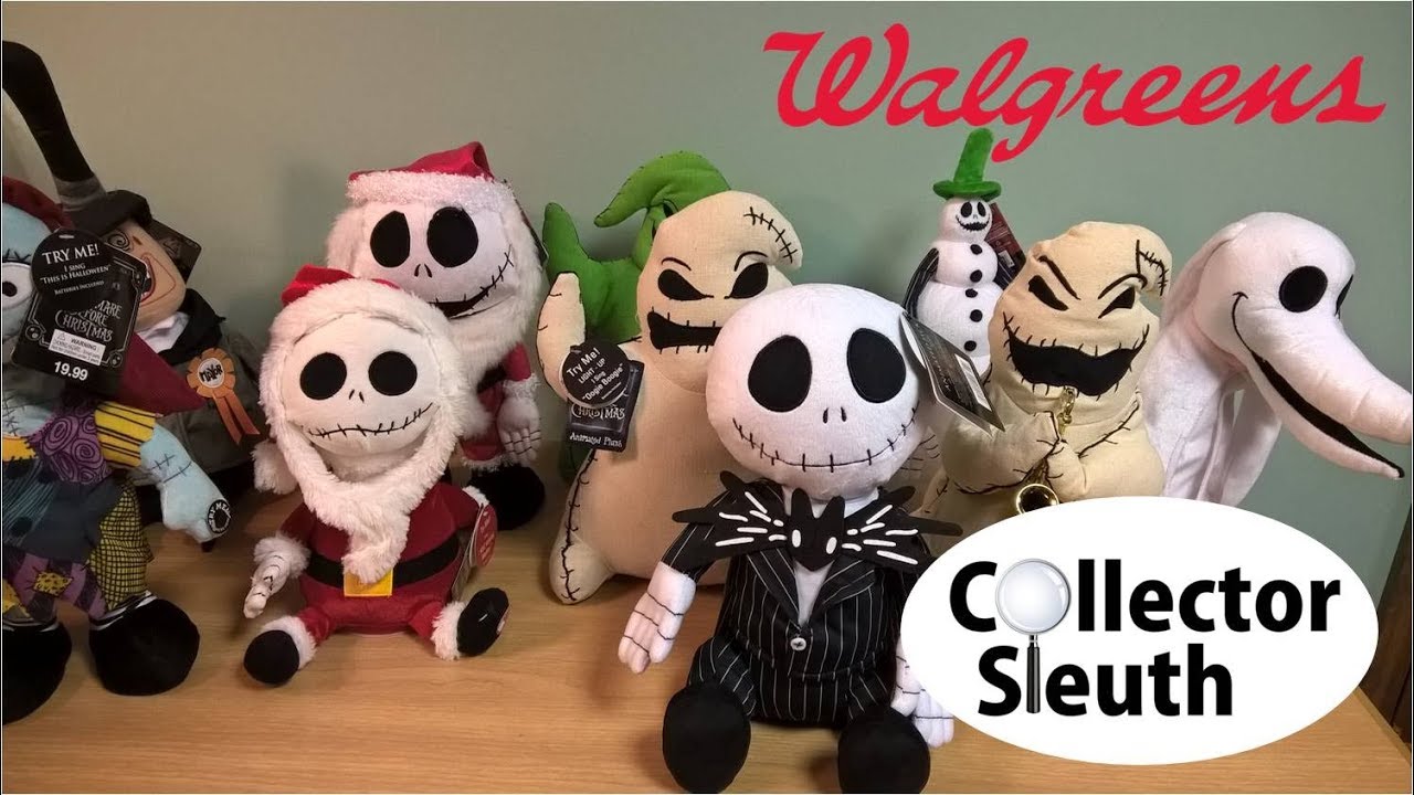 Анимированные плюшевые и драгоценные игрушки Walgreens «Кошмар перед Рождеством»