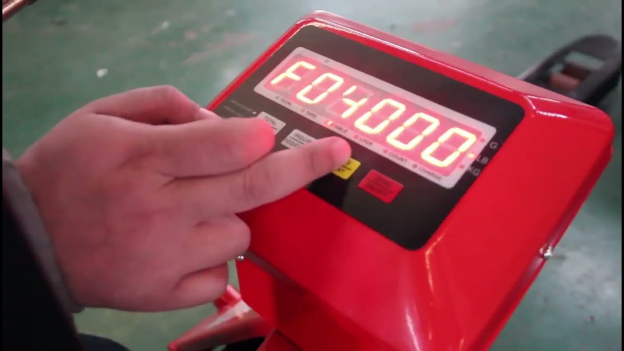 Pallet Jack Scale Setup & Calibration Tutorial | SUNMAX PT4400W & HD4400W (Step-by-Step)