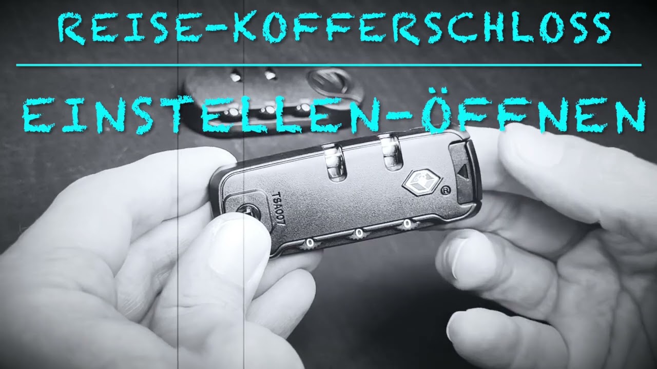 Koffer öffnet nicht mehr?Was kann ich tun? Wie komme ich wieder an meine Sachen?Kofferschloss öffnen