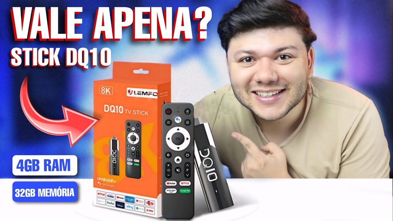 Lemfo DQ10 - Fire stick tv baratinho - Será melhor que Mi Stick