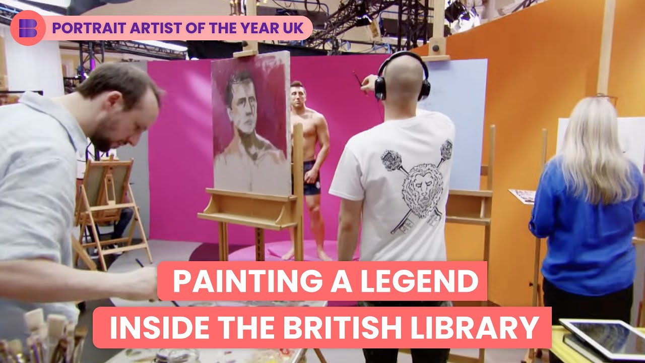 Nick Lord Paints Hilary Mantel for British Library