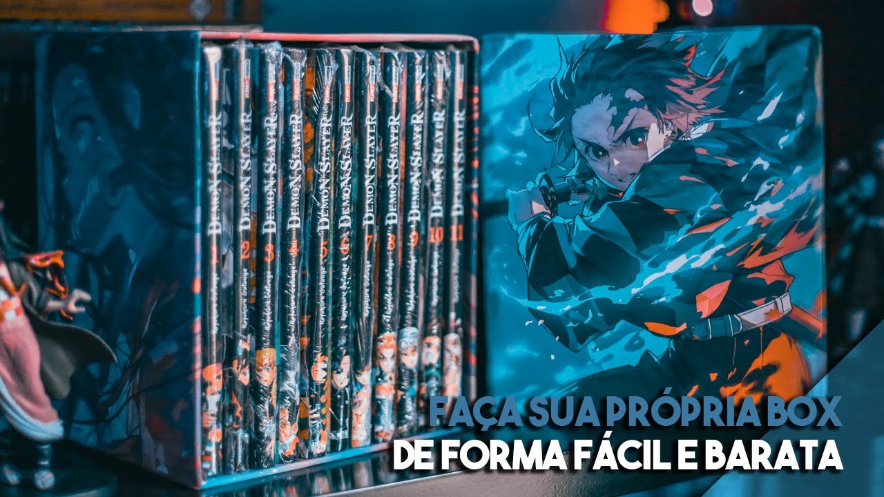 COMO FAZER UMA BOX PERSONALIZADA PARA MANGAS, LIVROS, MENSAIS E QUADRINHOS DIY