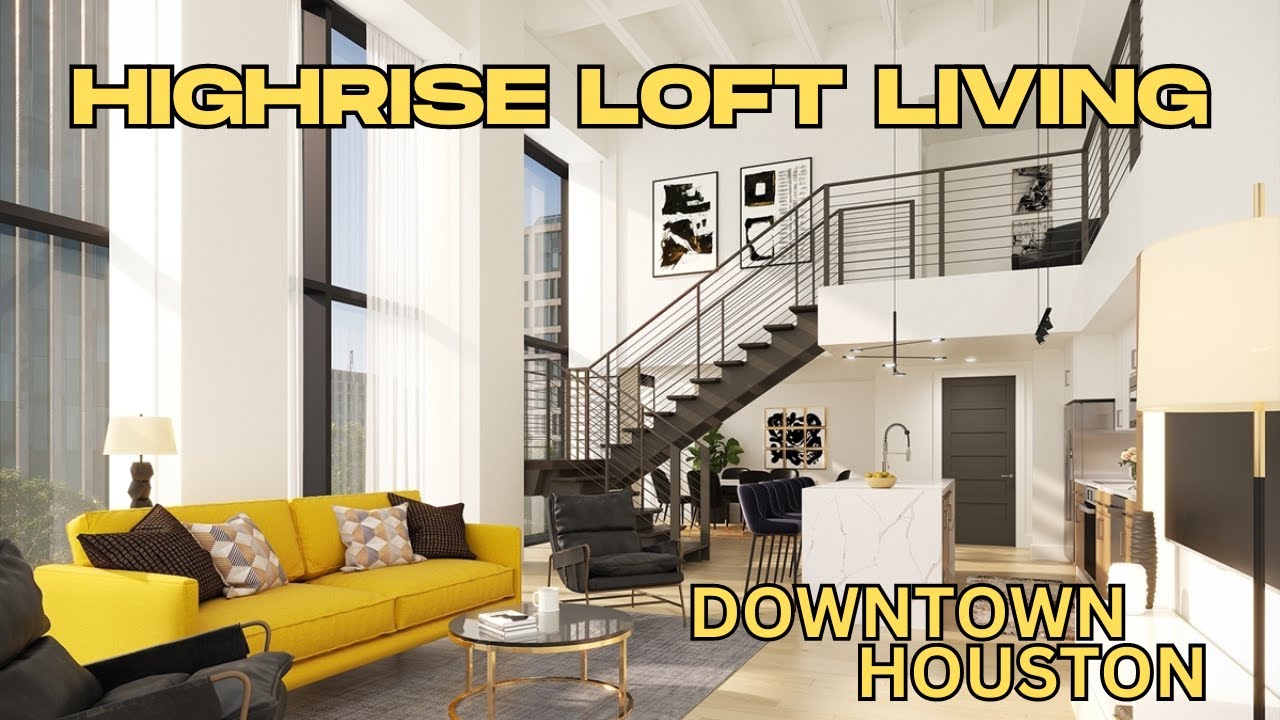 TOURING A DOWNTOWN HOUSTON HIGHRISE LUXURY LOFT WITH AMAZING AMENITES