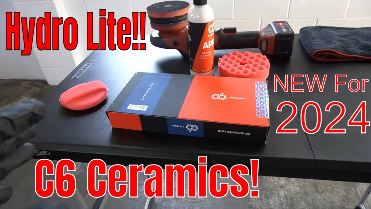 A First Look At C6 Ceramics! Hydro Lite And APP Adhesion Promoter Polish!!