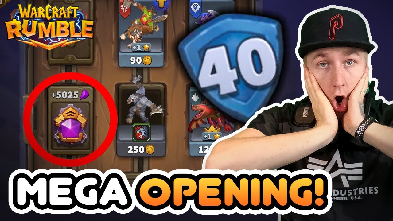 🤑😱 MEGA GRID OPENING! SAMMLUNGS STUFE 40 GRIND!  🏹 Warcraft Rumble Deutsch