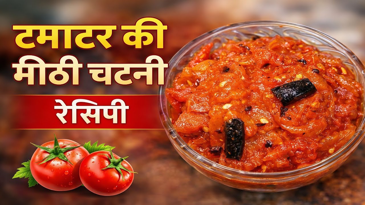 टमाटर की मीठी चटनी कैसे बनाएं | Tamatar Ki Meethi Chutney Recipe.