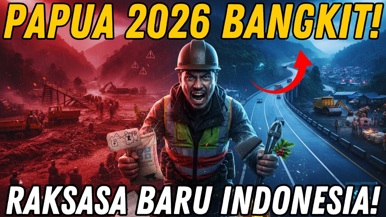 Jalur Neraka AKHIRNYA TEMBUS! Wajah Baru Papua 2026 ⚠️ SEMEN 1 JUTA JADI RECEH⁉️