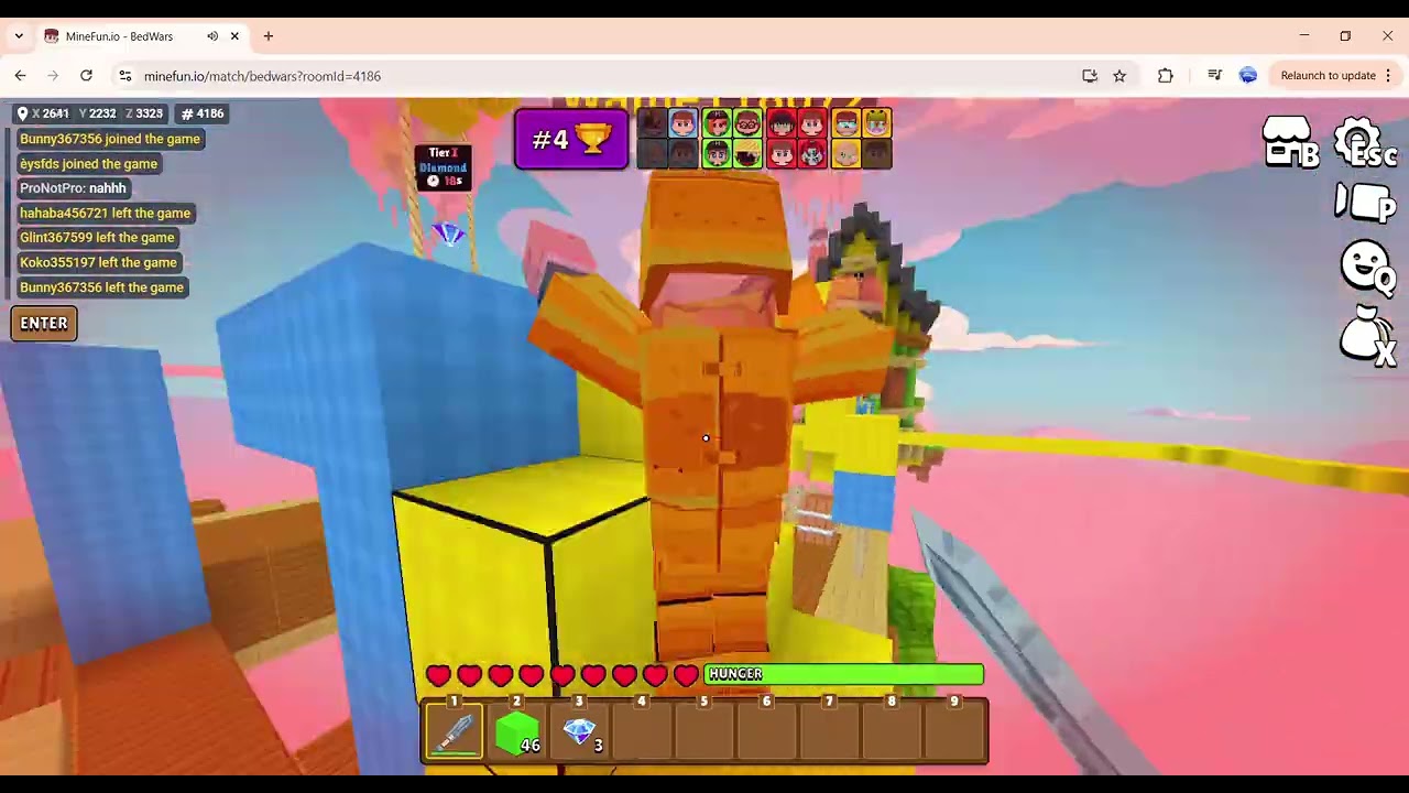 MInefun.io Bedwras-2nd-here is back! :D