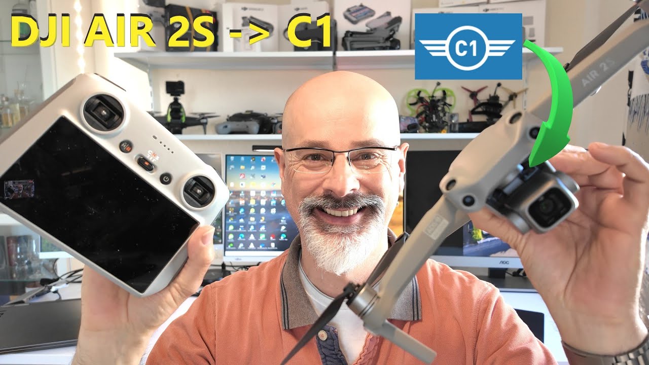 ENDLICH Klassifiziert! SO beantragt Ihr das C1 LABEL für die DJI AIR 2S