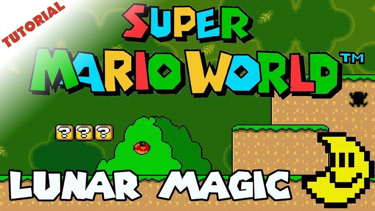 Using lunar magic to make a Super Mario World rom hack