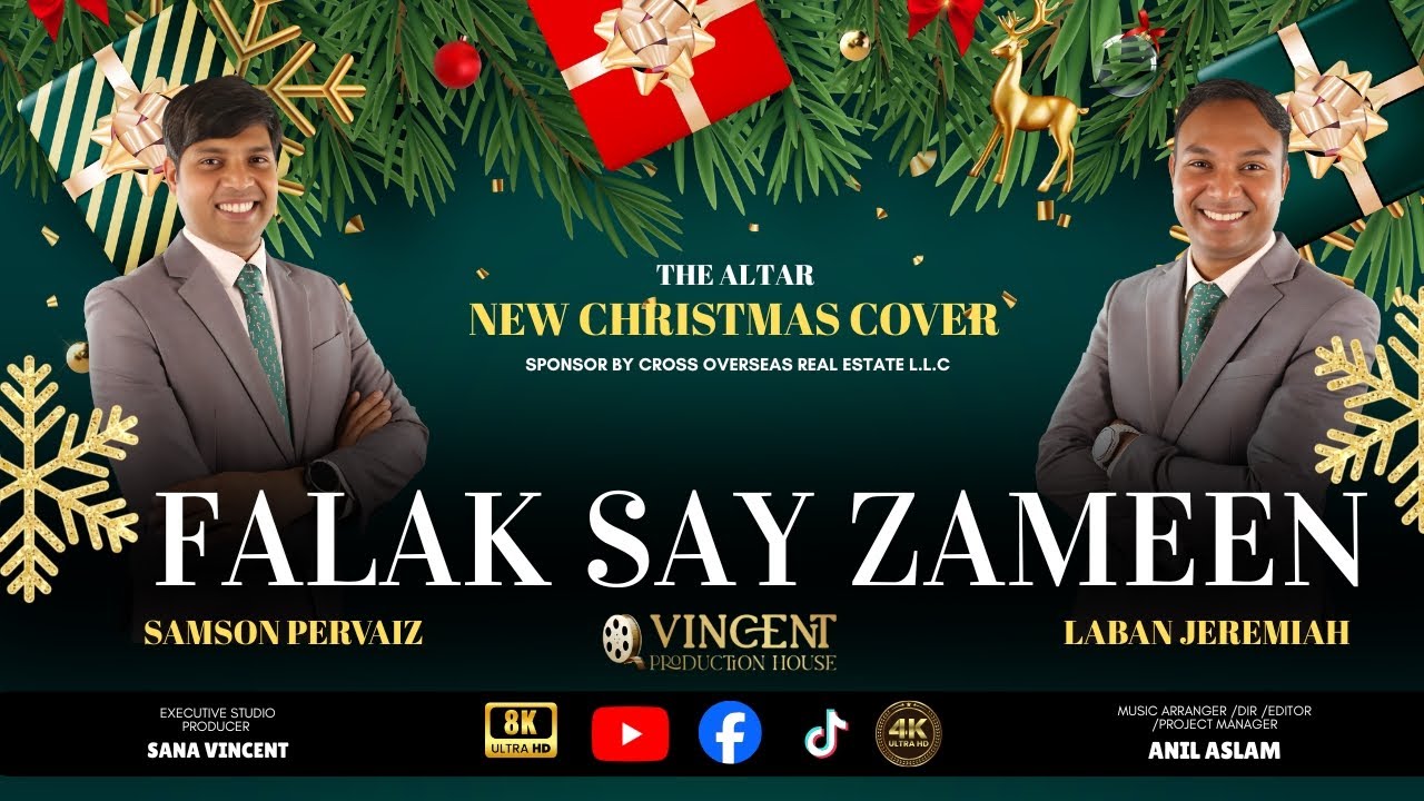 A New Christmas Cover Song | Falak Say Zameen | By Samson Pervaiz & Laban Jeremiah | The Altar