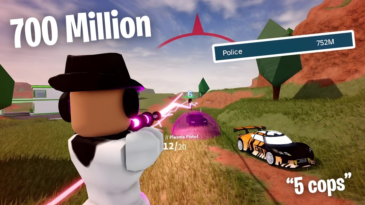 When Rich Jailbreak Cops Target Me in a Billion Cash Server...(Roblox Jailbreak)