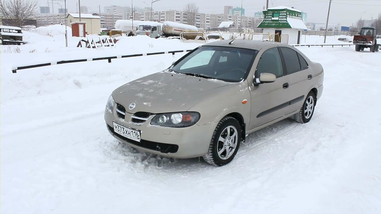2004 Ниссан Альмера 1.8. Обзор. Тест-Драйв.